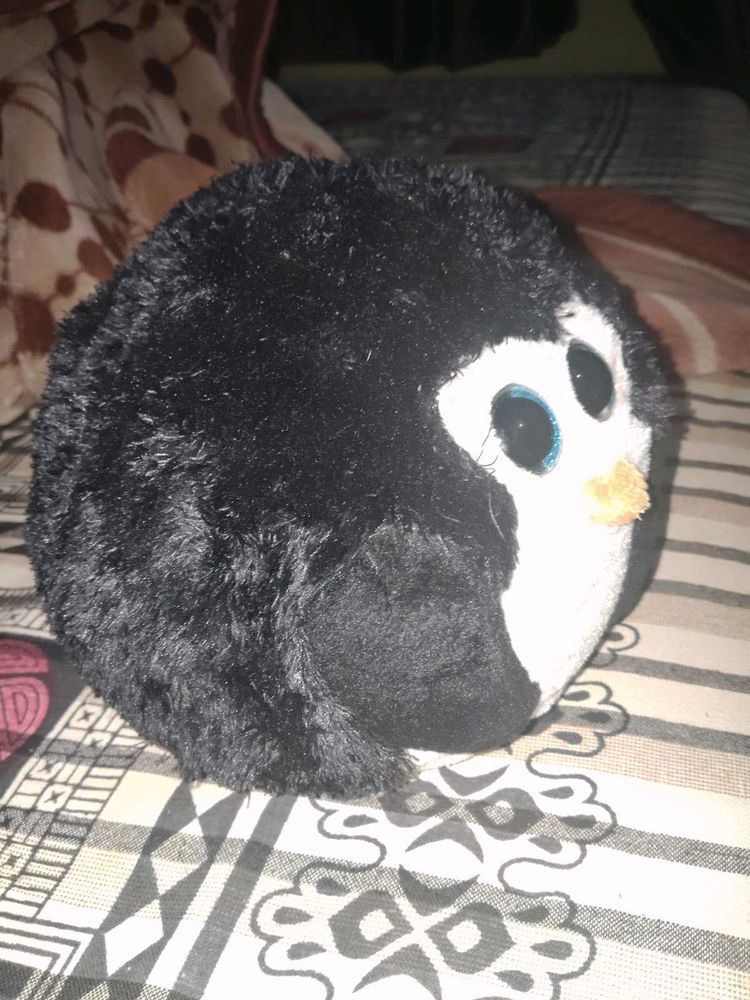 Cute Fluffy Penguin Plush Toy