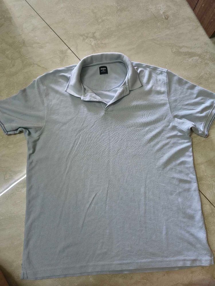 Men's Light Blue Polo T-Shirt