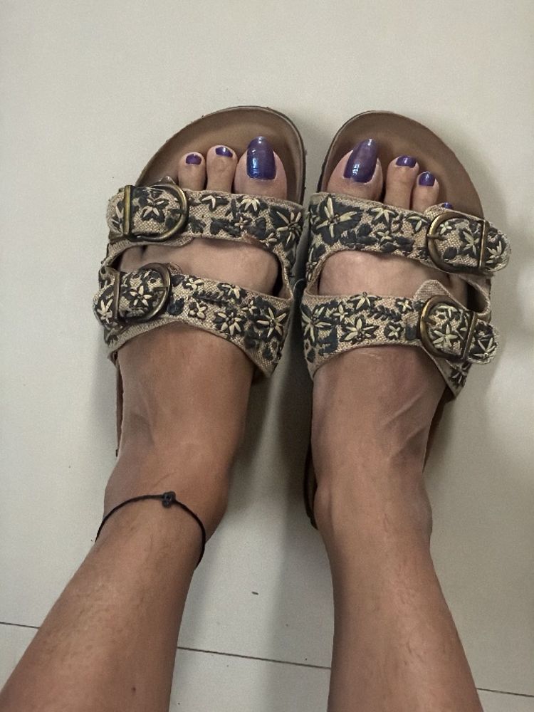 Embellished Strap Sandals