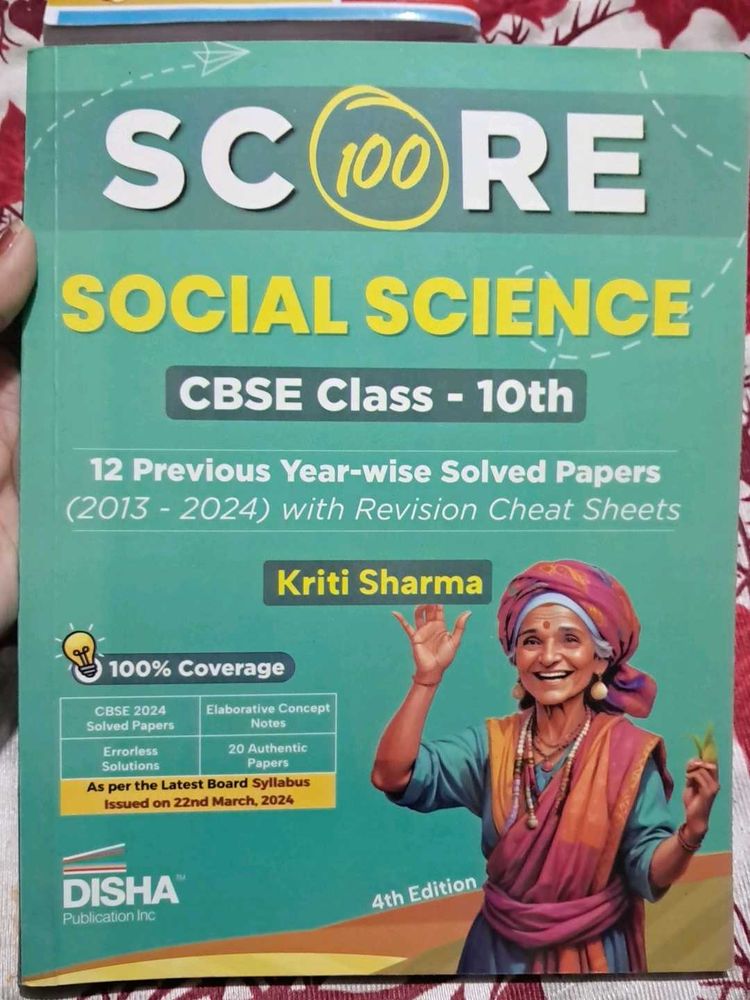 Score 100 Social Sci. CBSE Class 10th