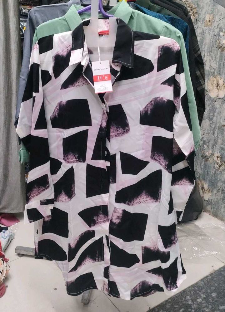 Abstract Print Shirt