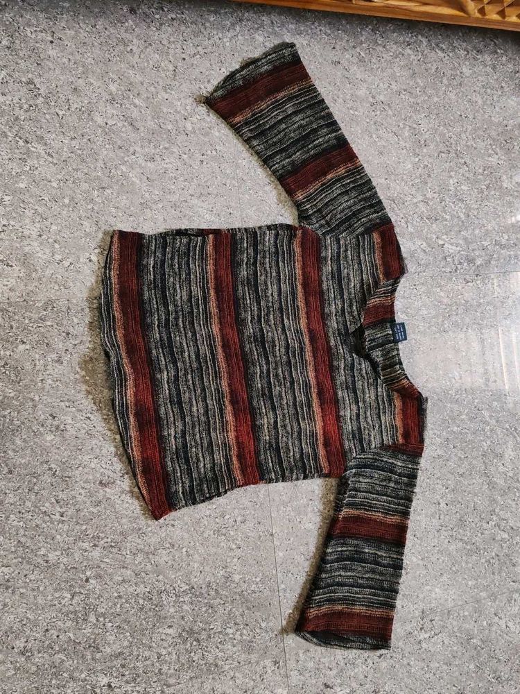 Striped Bell Sleeve Top