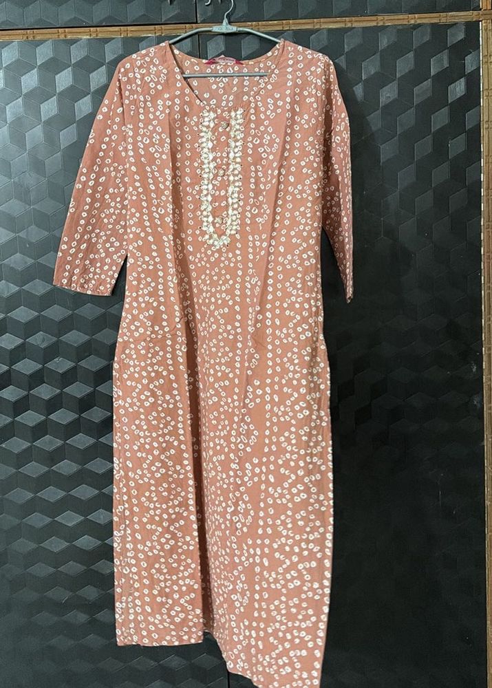 Stylish Bandhani Print Kurta