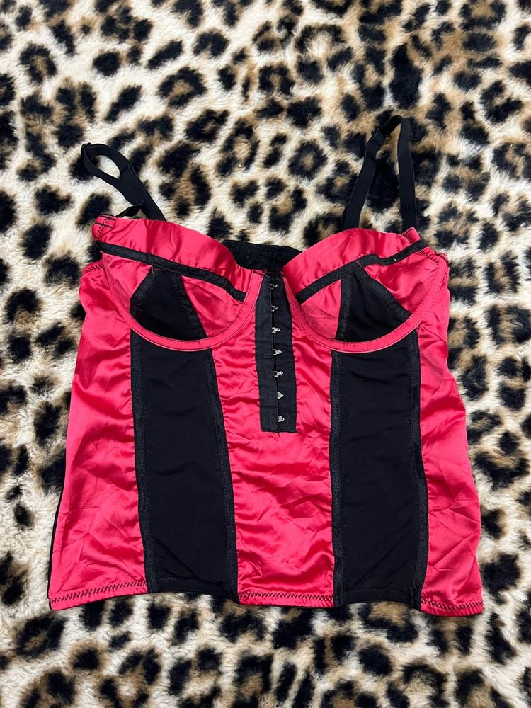 Satin Corset Top