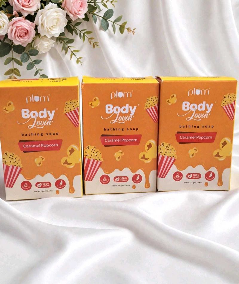 Plum Body Lovin' Caramel Popcorn Soap Bars