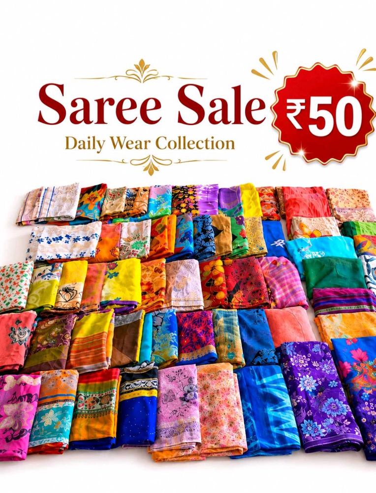 🥳₹45 Any 5 saree - Offer 🎉