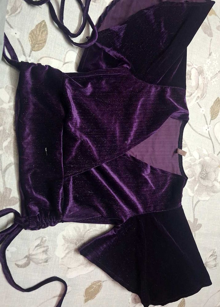 Elegant Velvet Blouse