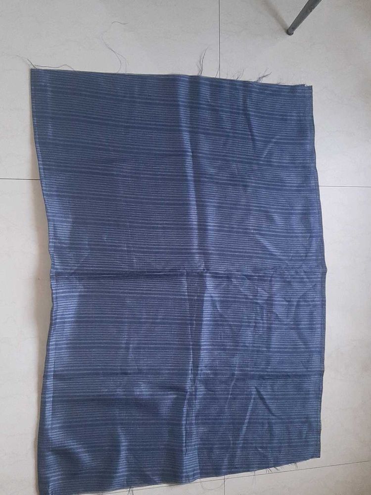 Blue Striped Fabric / blouse piece
