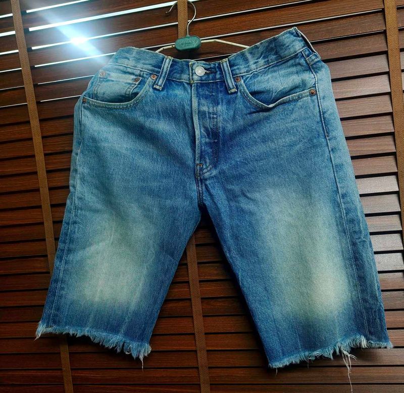 Levi's 501 classic denim cut-off shorts