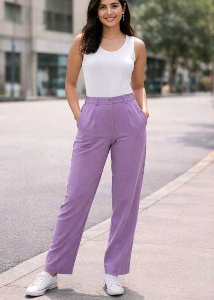 Elegant Pleated Trousers