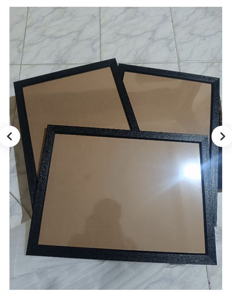 Set of 3 Black Photo Frames