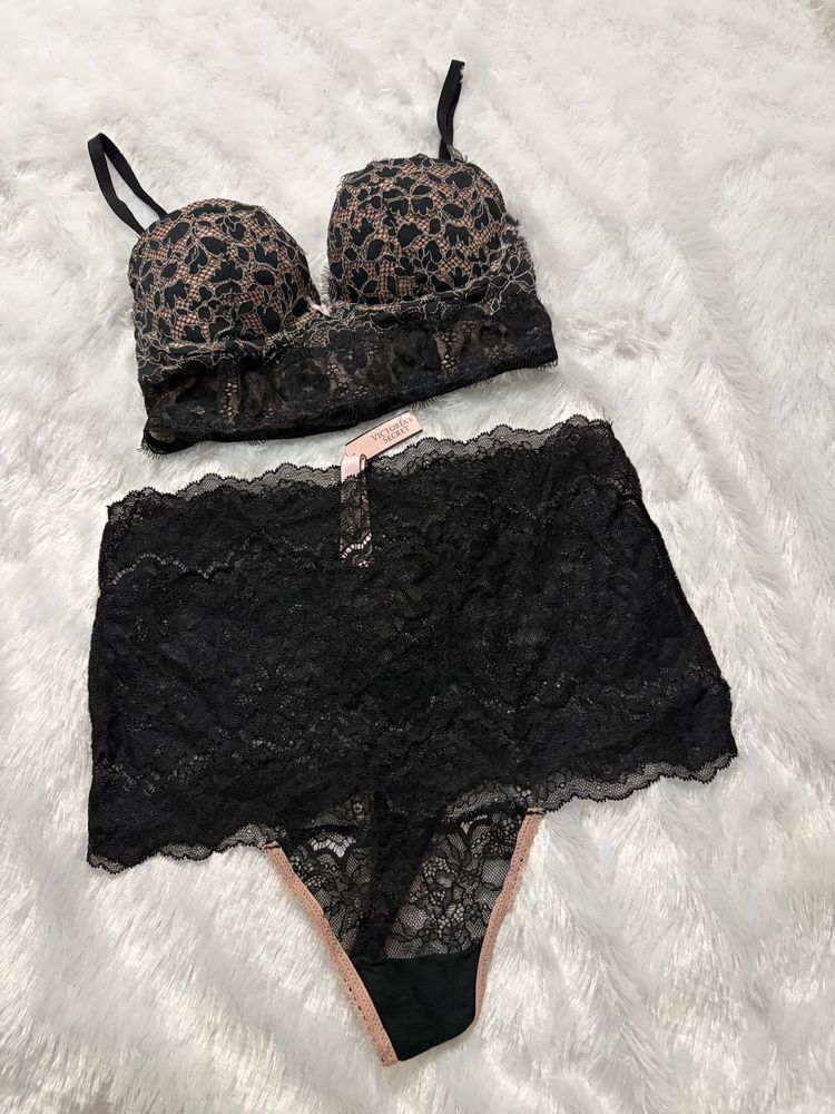 Victoria's Secret Lace Bra &amp; Panty Set