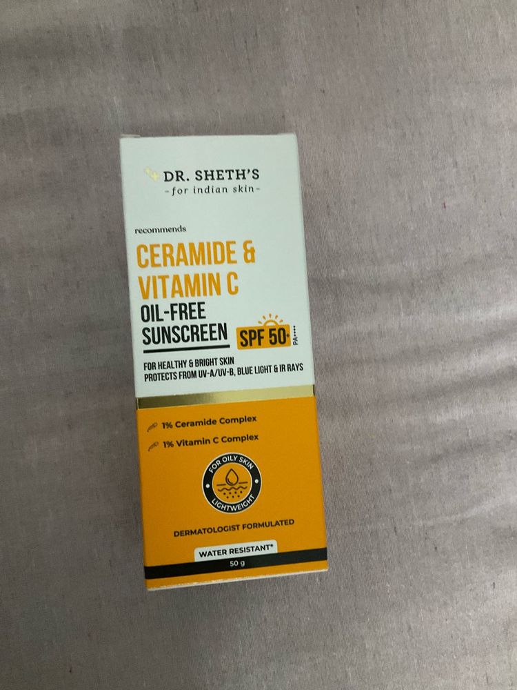 Dr. Sheth's Ceramide &amp; Vitamin C Sunscreen