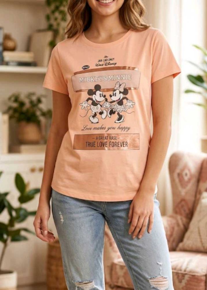 bust 36Disney Mickey &amp; Minnie T-Shirt