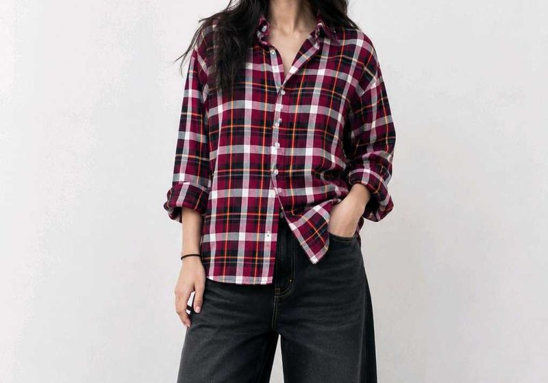 Classic Plaid Long Sleeve Shirt