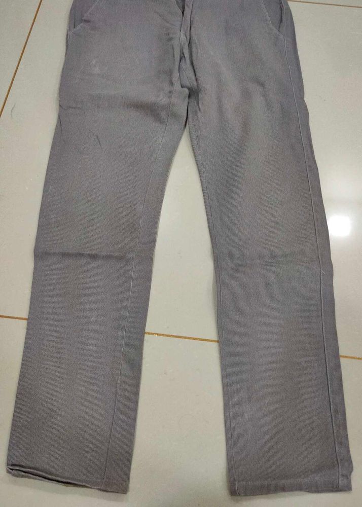Grey Casual Pants