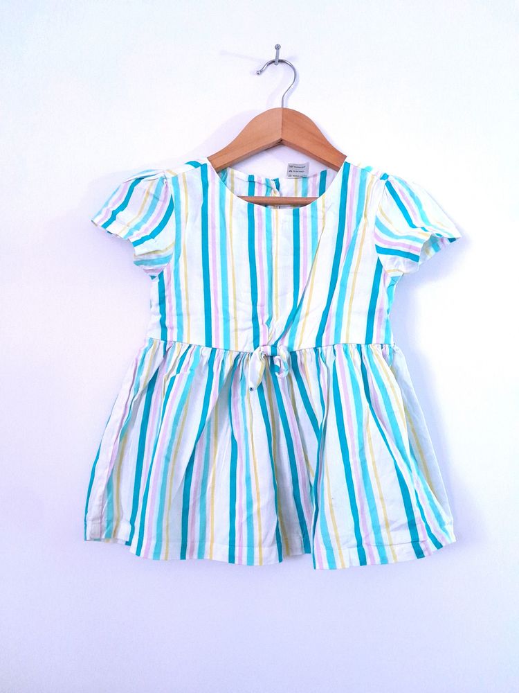 Multicolor Striped Frock (Girl's)