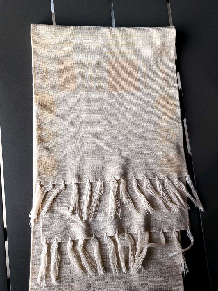 Men's Muffler Light Beige Color