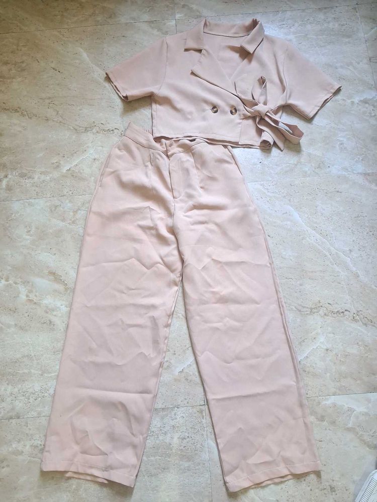 Chic Co-ord Set: Blazer Top &amp; Pants