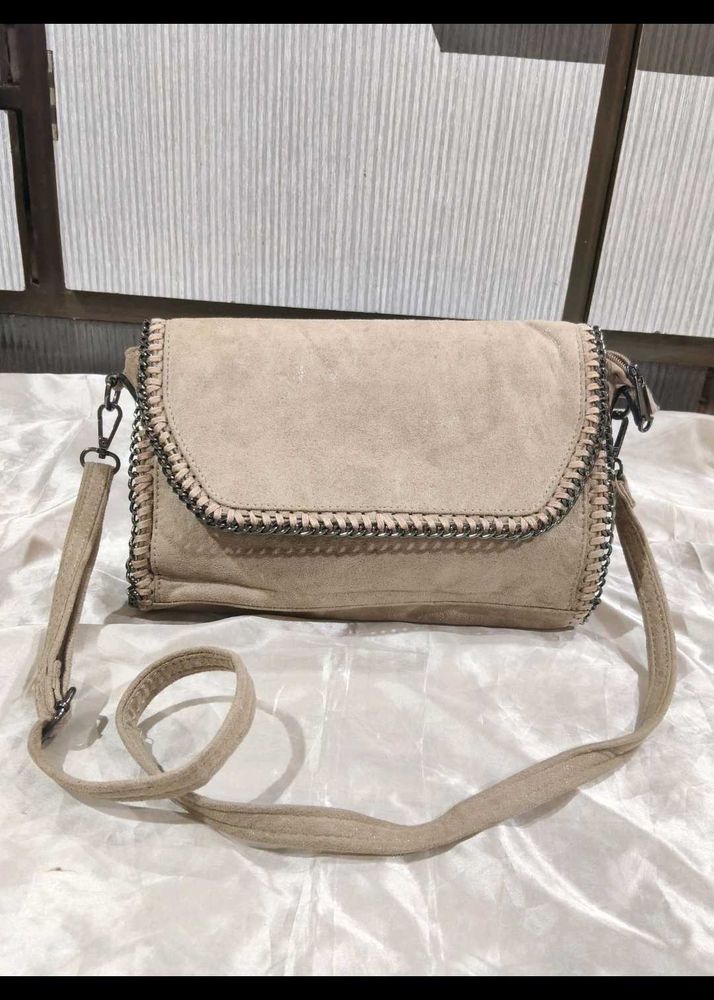 Stylish Suede Crossbody Bag