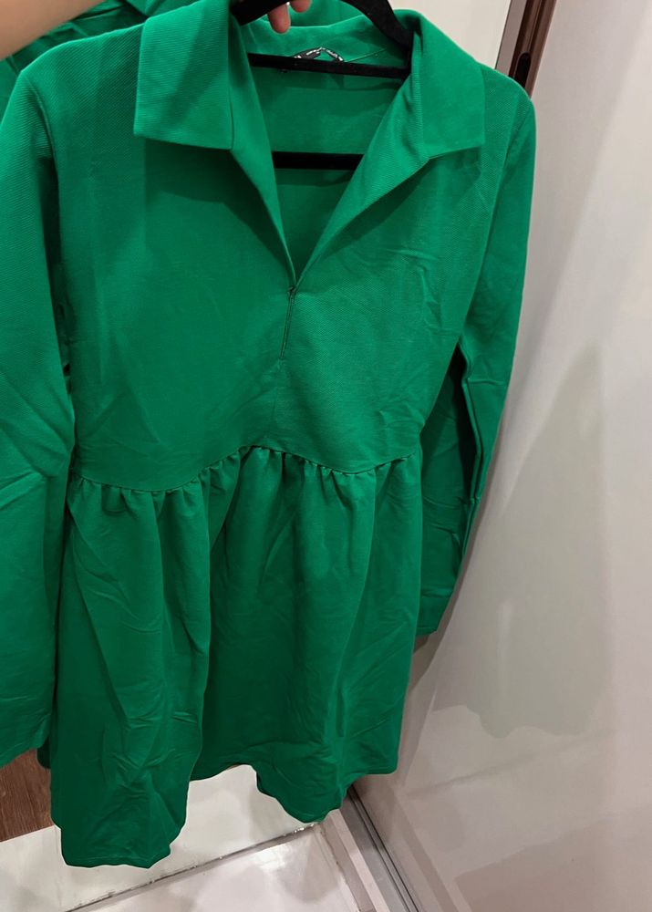 Zara Green dress