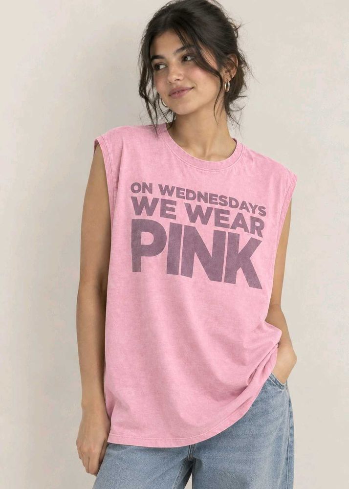 cute "On Wednesdays We Wear Pink" T