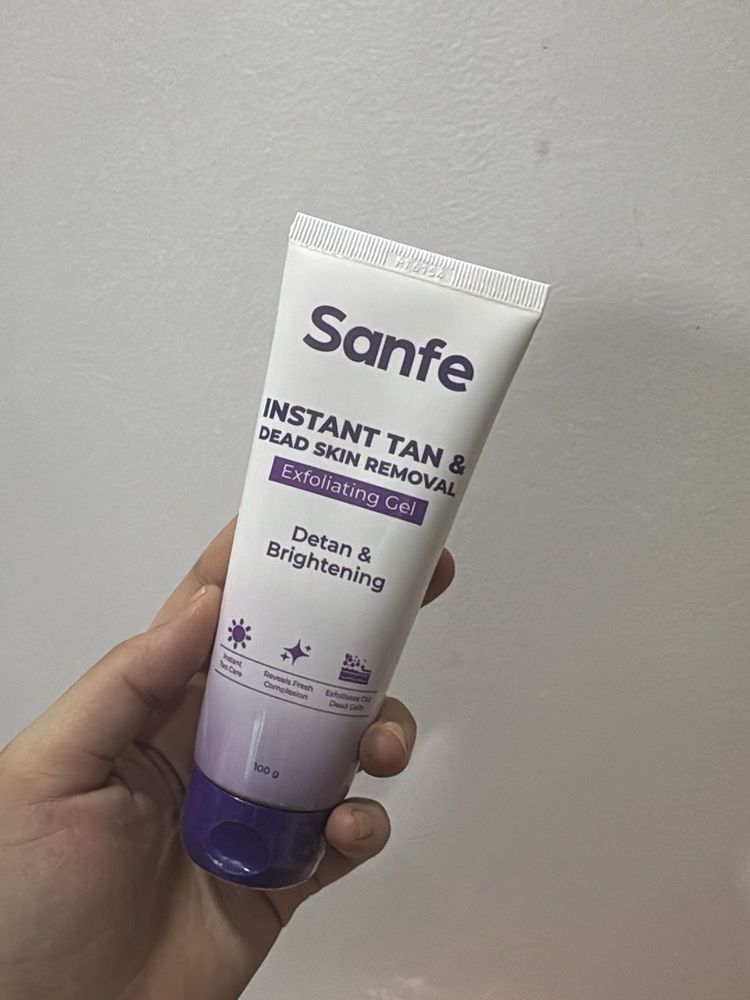 Sanfe Instant Tan &amp; Dead Skin Removal Exfoliating