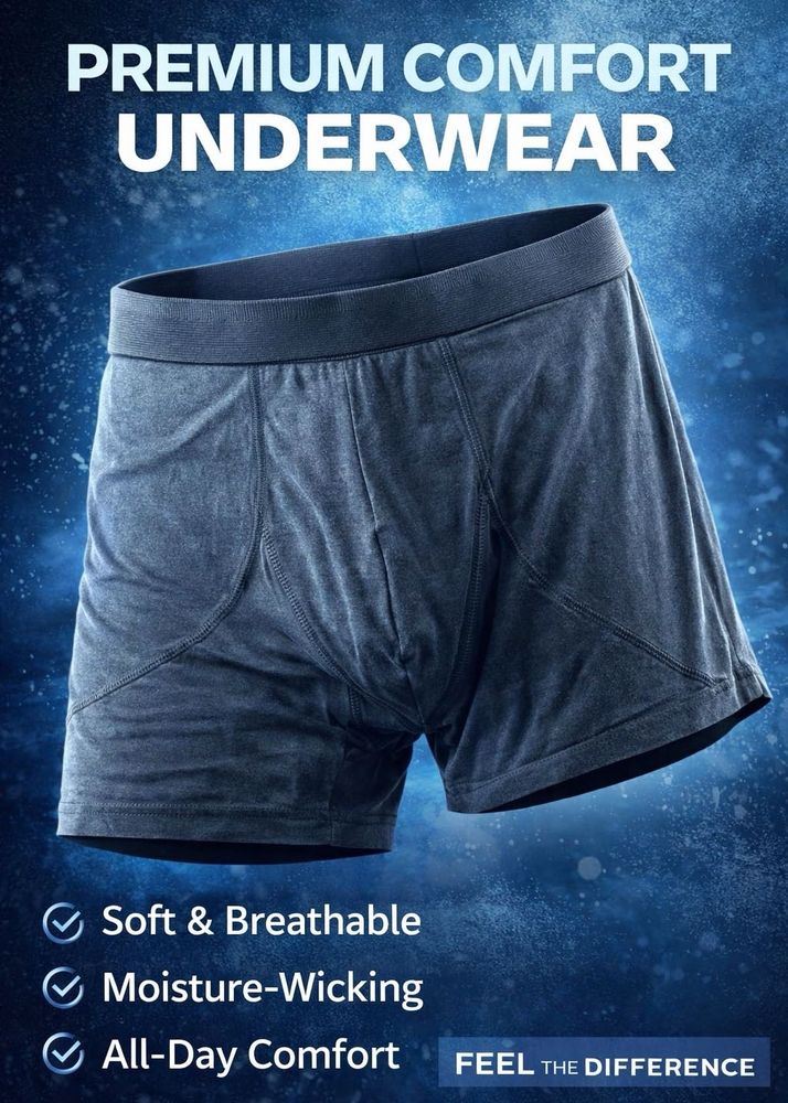 Comfortable Men's Boxer Briefs