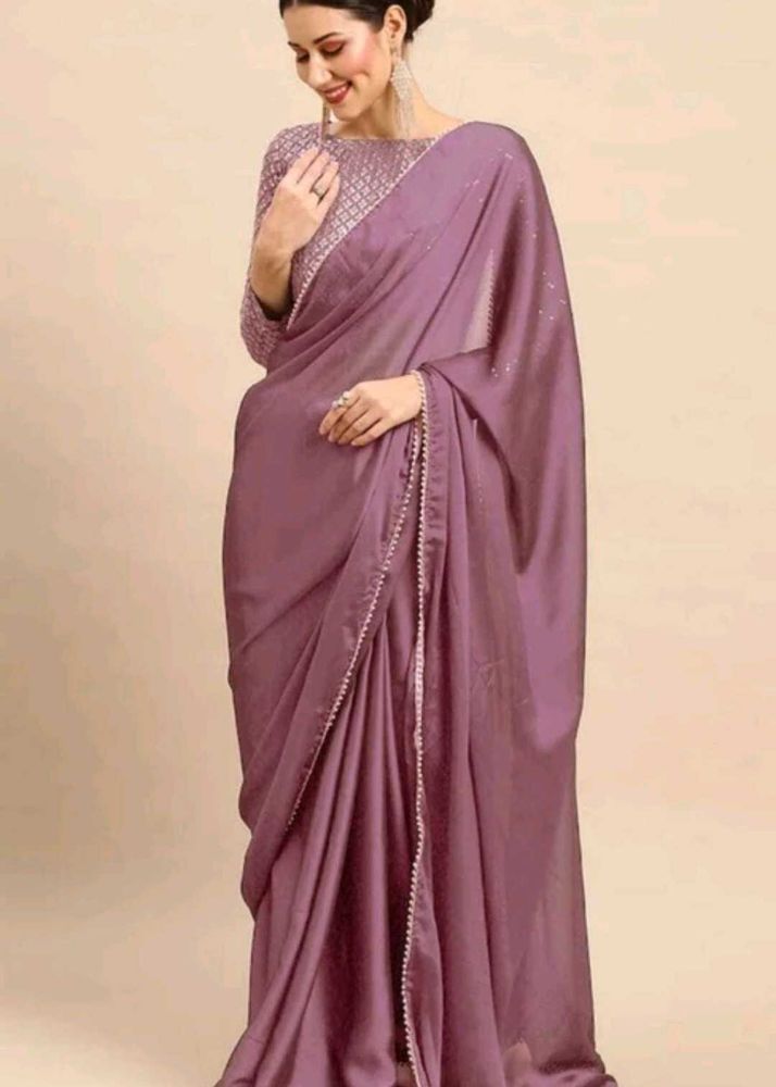 Elegant Mauve Saree