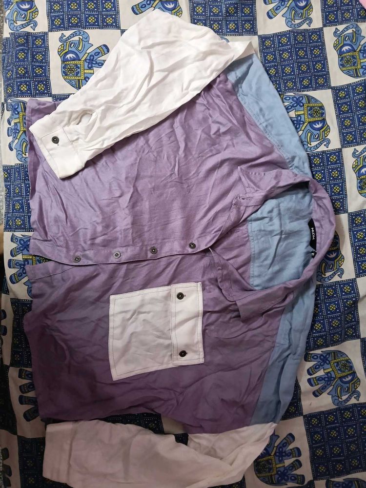 westside colorblock Long Sleeve Shirt