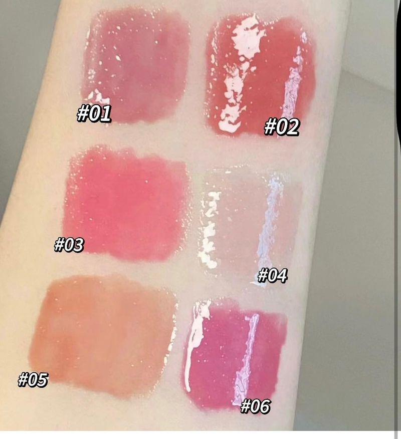 cute heart stick lip blush
