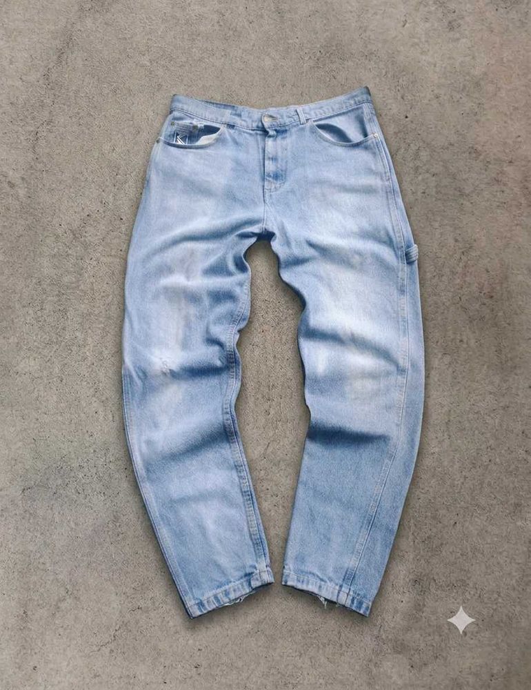 Karl kani Light Wash Relaxed Fit Jeans