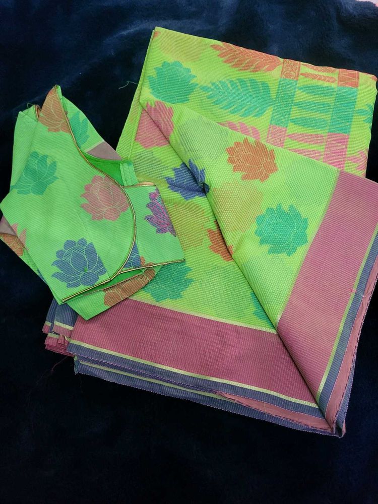 Vibrant kota Saree with Blouse
