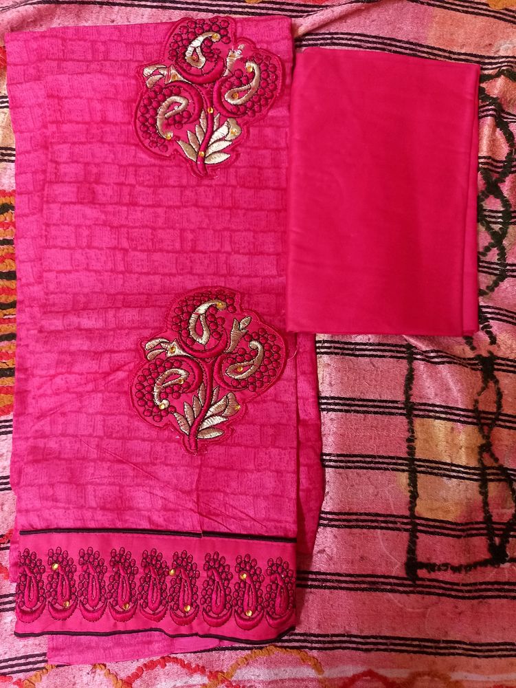 Salwar Top Unstitched Without Dupatta No Return