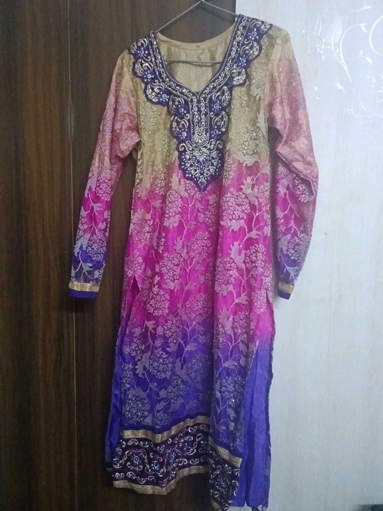 Embellished Ombre Kurta