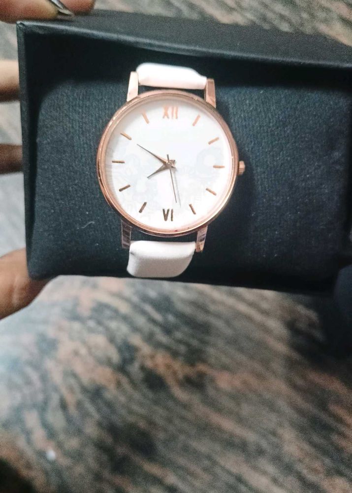 Women's White Watch