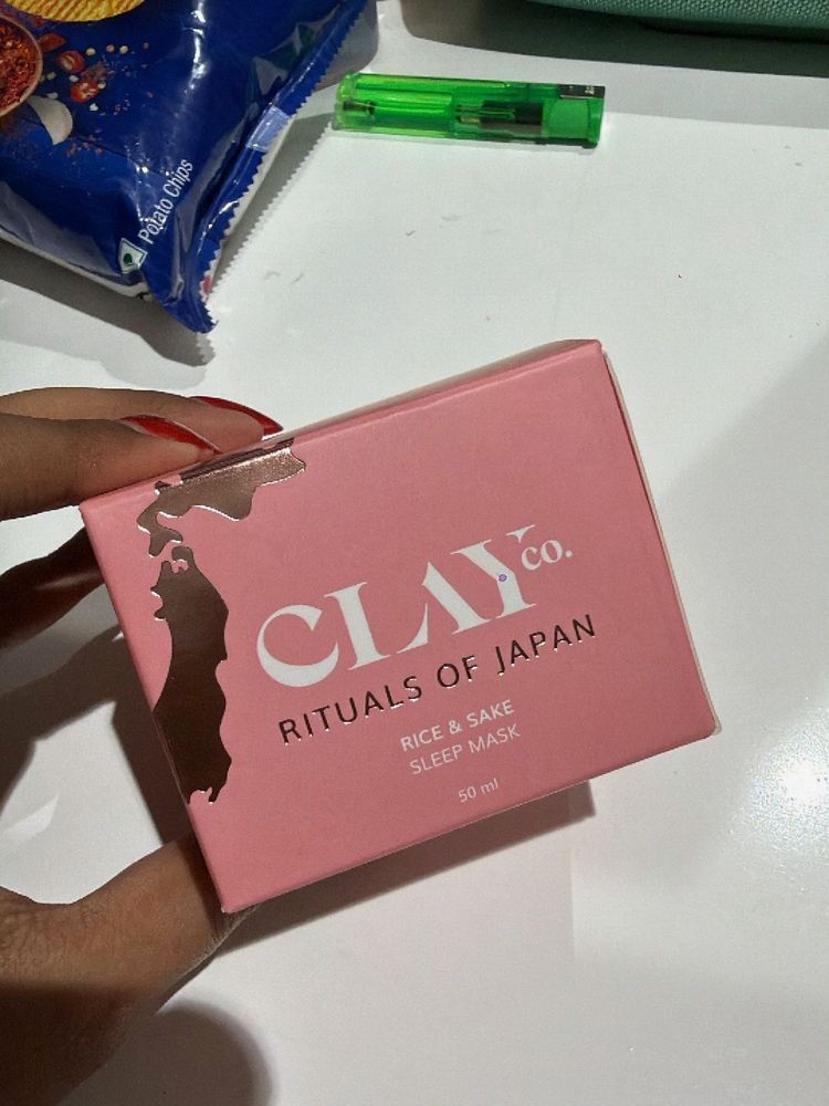 CLAYCO Rice &amp; Sake Sleep Mask
