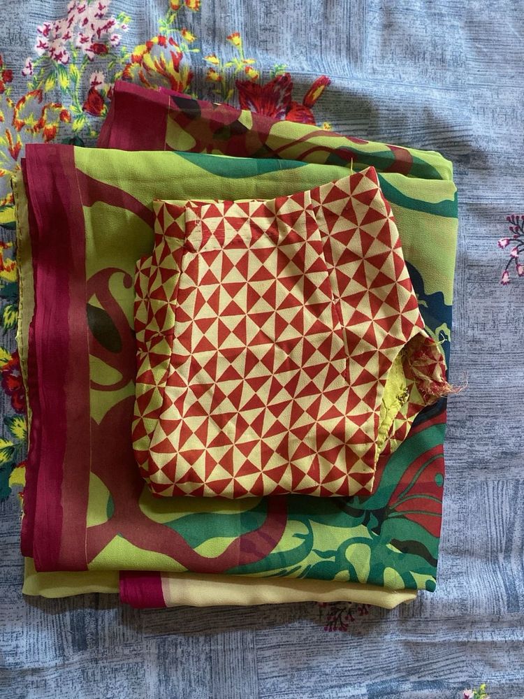 Beautiful Printed Dress Material