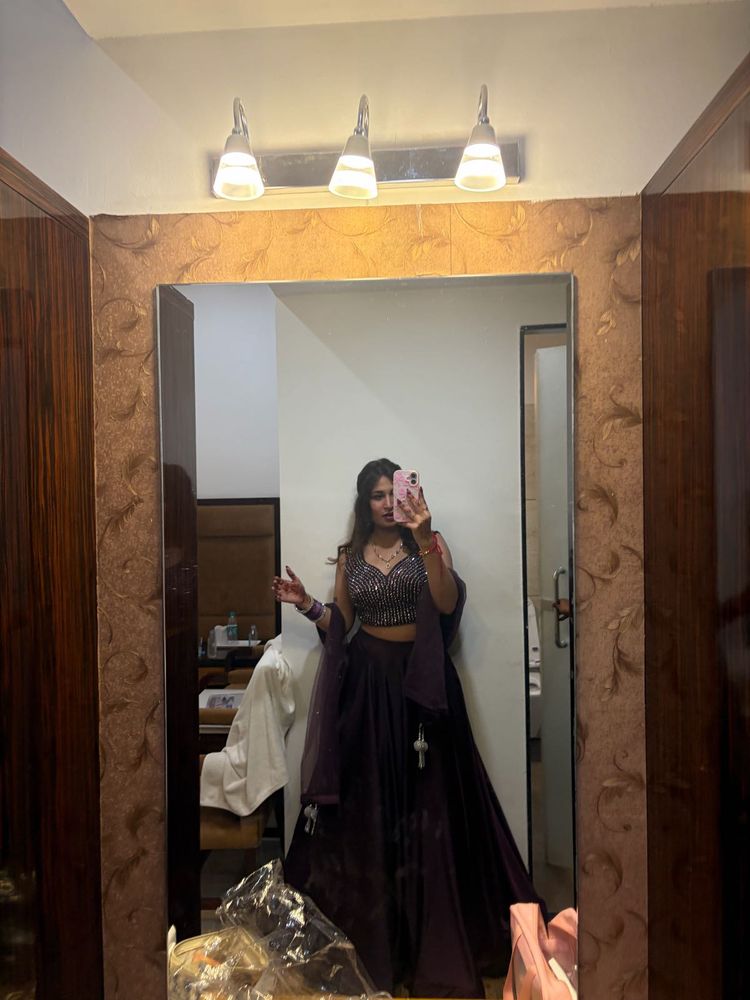 Elegant Purple Lehenga Choli