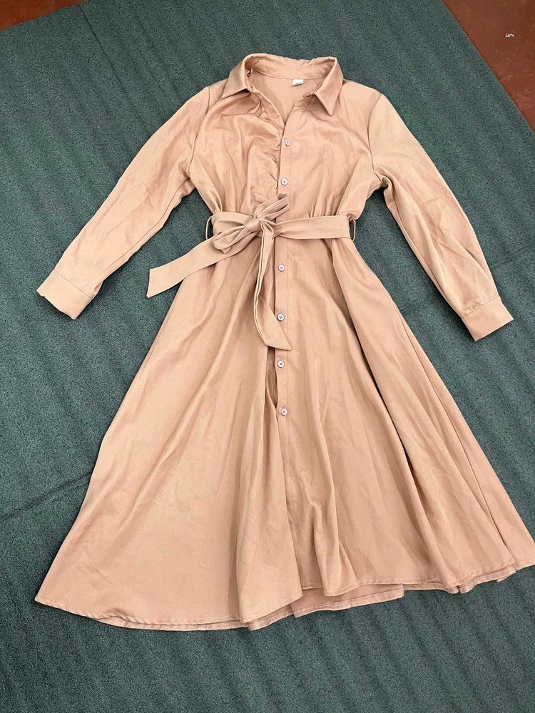 Belted Midi Dress