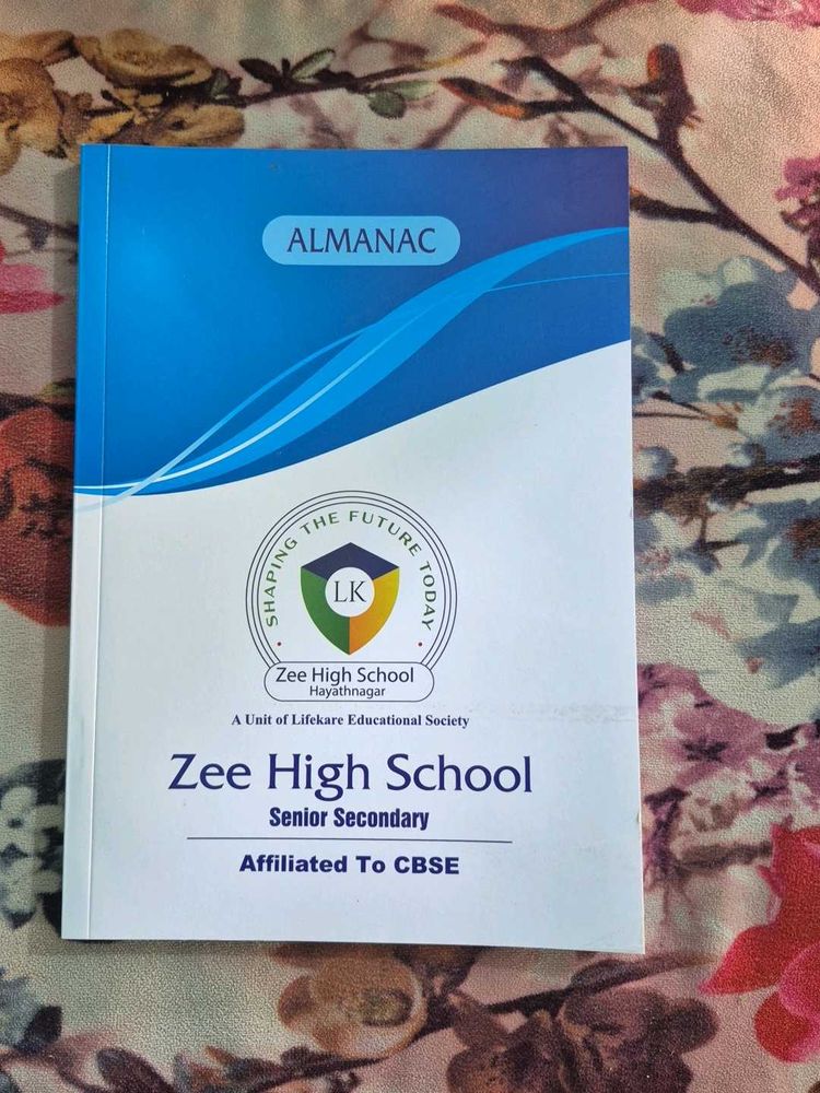 Zee High School Almanac (School Diary)