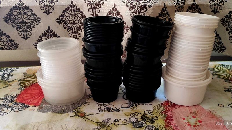 Set of 50 Plastic Storage Containers