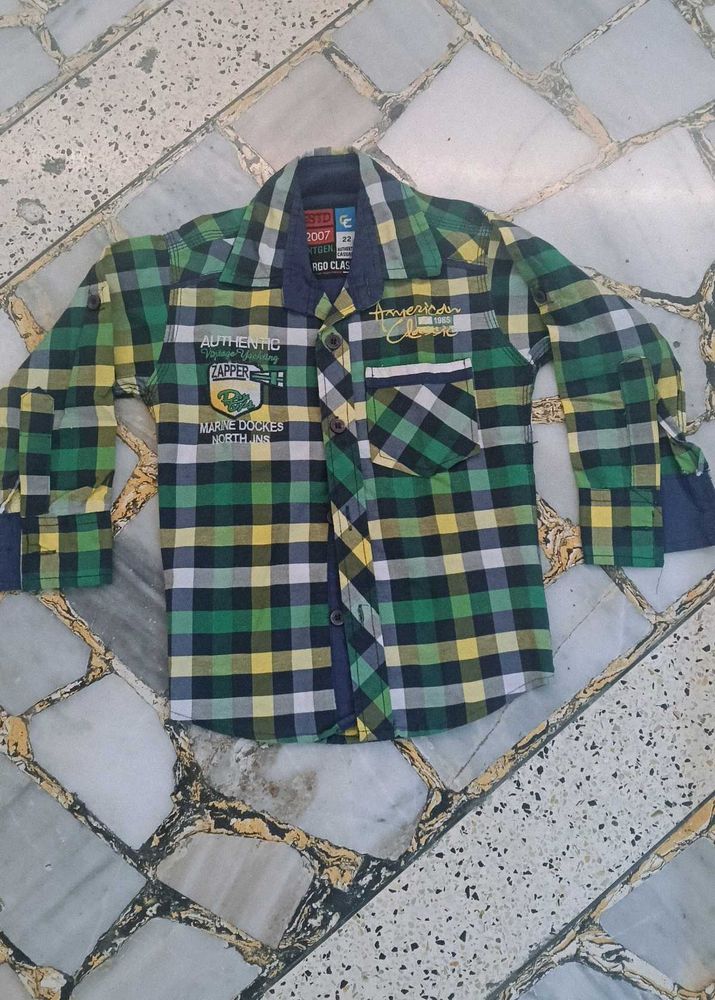 44. Checked Shirt for Boys