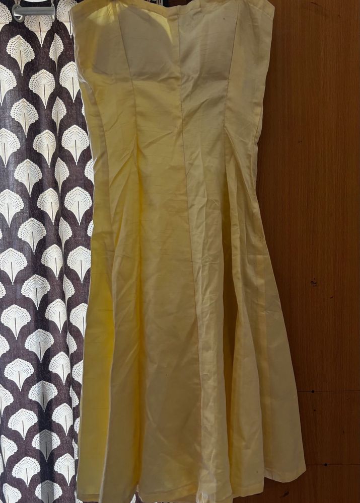 butter yellow dress