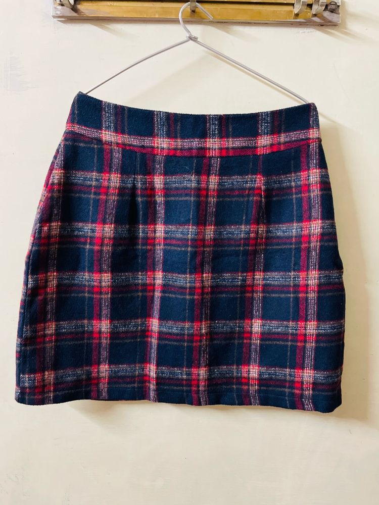 Plaid Mini Skirt