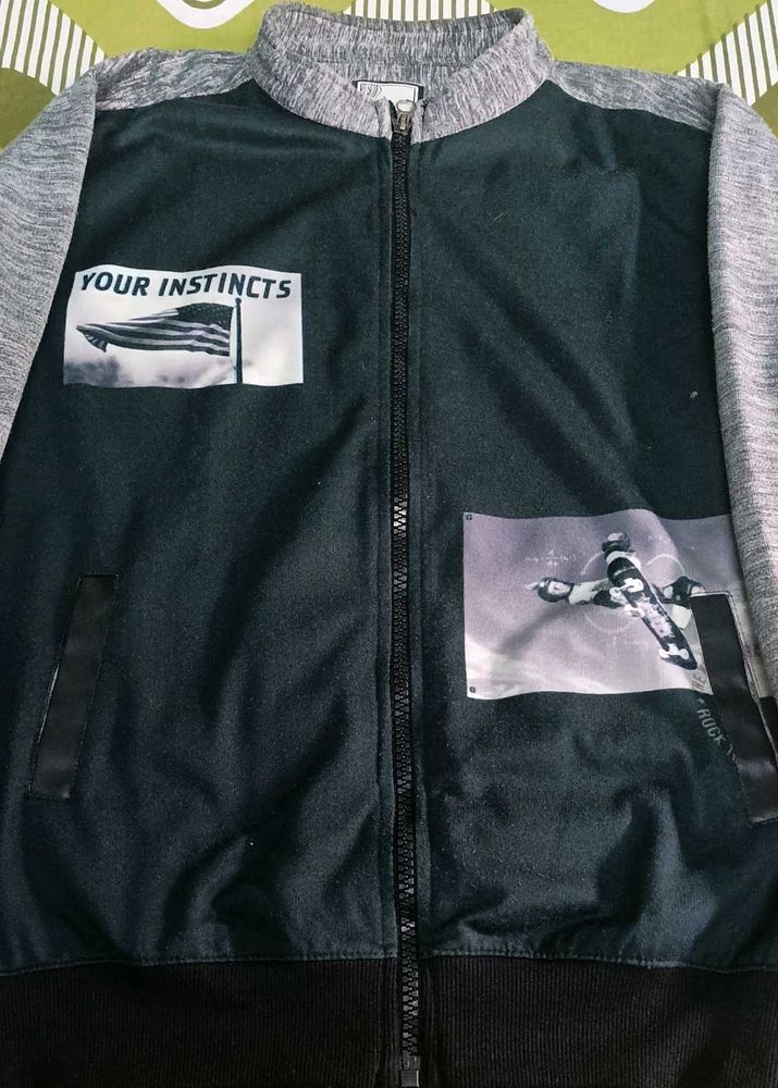 Graphic Print Jacket