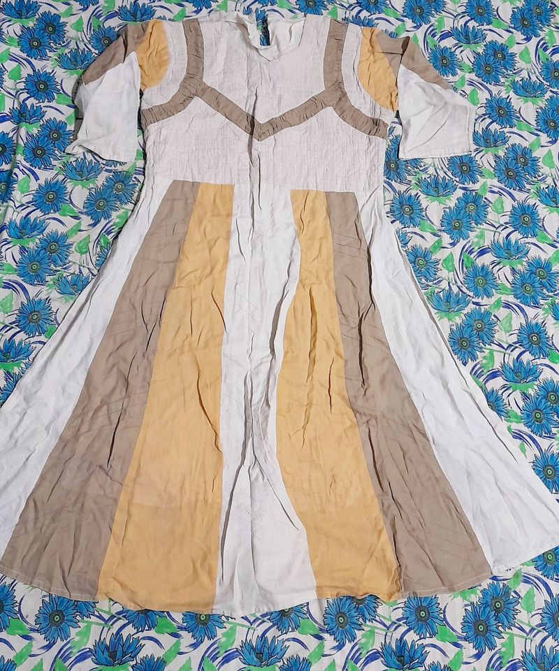 100% Cotton Comfortable Frock Anaarkali Type