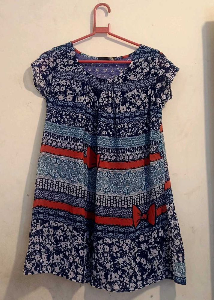 Bohemian Print Tunic Top