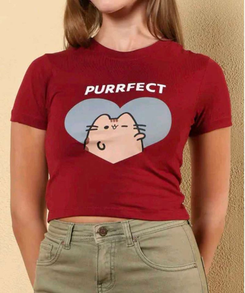 Cute Cat Graphic T-Shirt