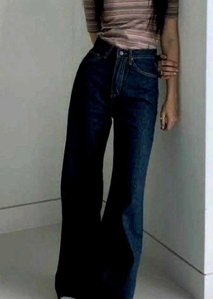 Dark Blue Denim Jeans